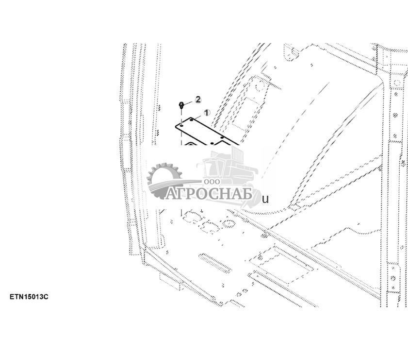 Пластина, крышка, отверстие переключателя передач MST ( - 800206) - ST945765 896.jpg